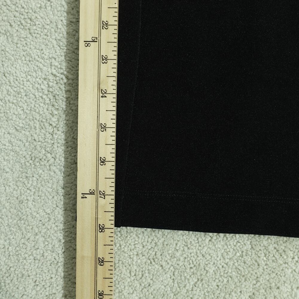 Chico's Travelers Womens Pull On Pants Elastic Waist Straight Leg Black Sz 1 / M - Picture 5 of 5